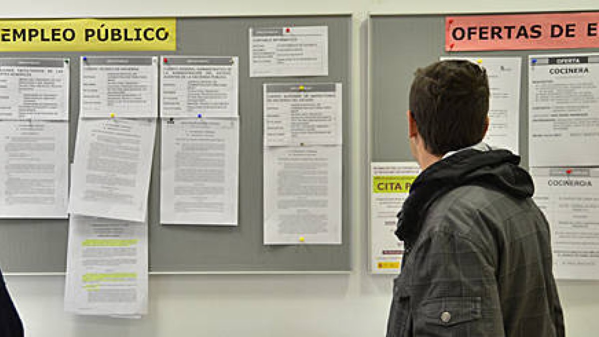 Oficia de Empleo de Castilla y León en Soria. ÁLVARO MARTÍNEZ-