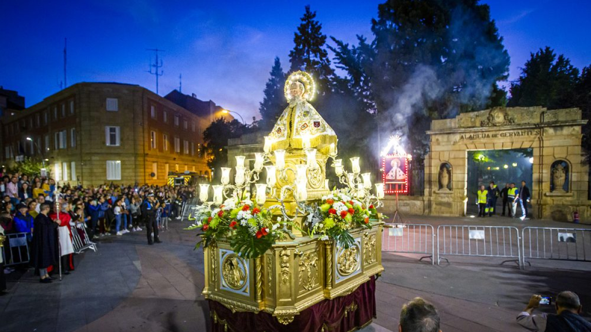 Procesión de San Saturio en una edición anterior. MARIO TEJEDOR