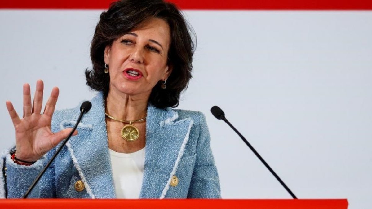 Ana Botín, presidenta del Santander, el pasado 31 de enero.-REUTERS / JUAN MEDINA