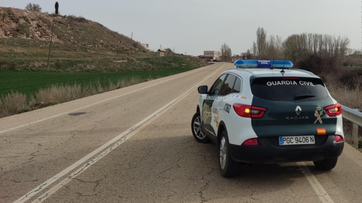 Vehículo de la Guardia Civil en Soria. HDS