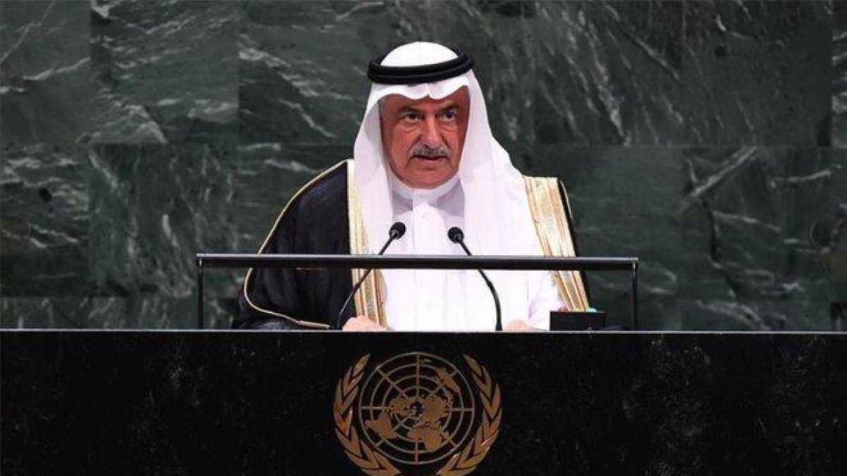 El ministro de Exteriores de Arabia Saudí, Ibrahim al Asaf.-AFP