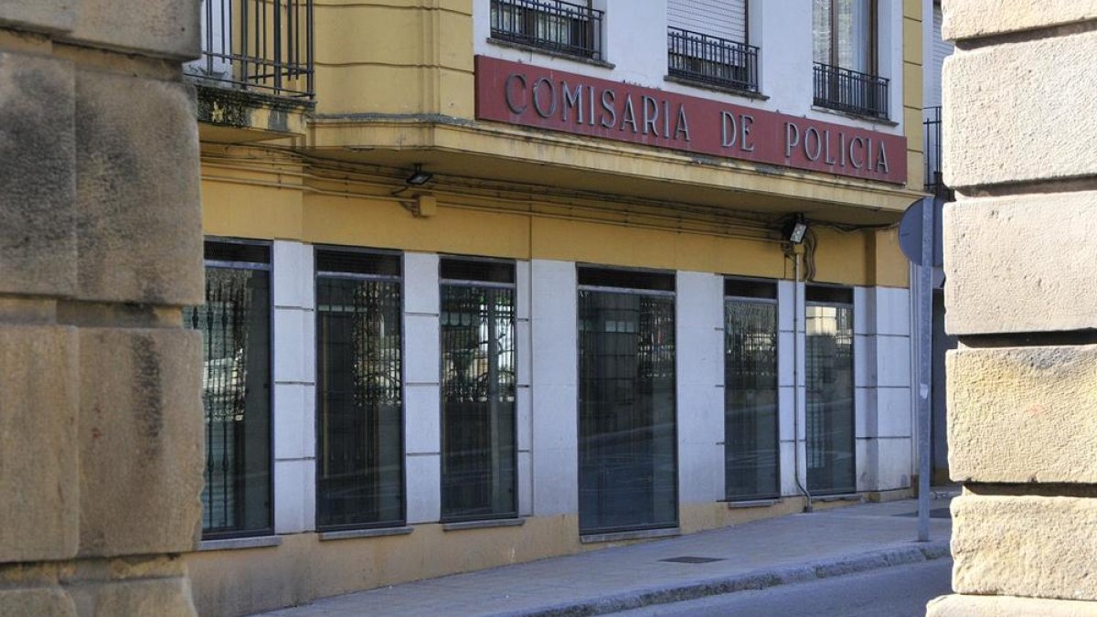 Fachada de la Comisaría del Cuerpo Nacional de Policía de Soria.-Valentín Guisande