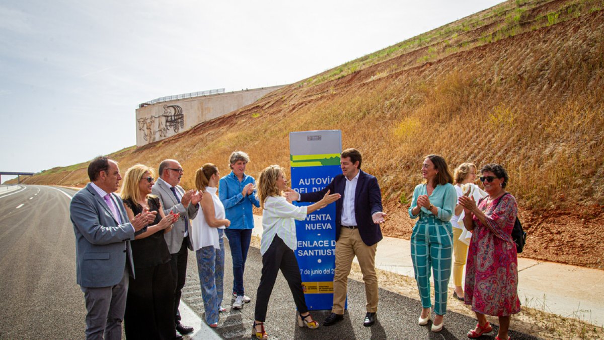 Inauguración del tramo de la Autovía de Duero del Temeroso. MARIO TEJEDOR