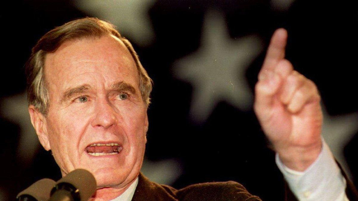 George H.W. Bush.-