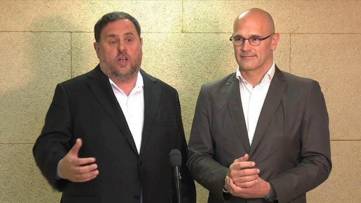 Junqueras y Romeva.-