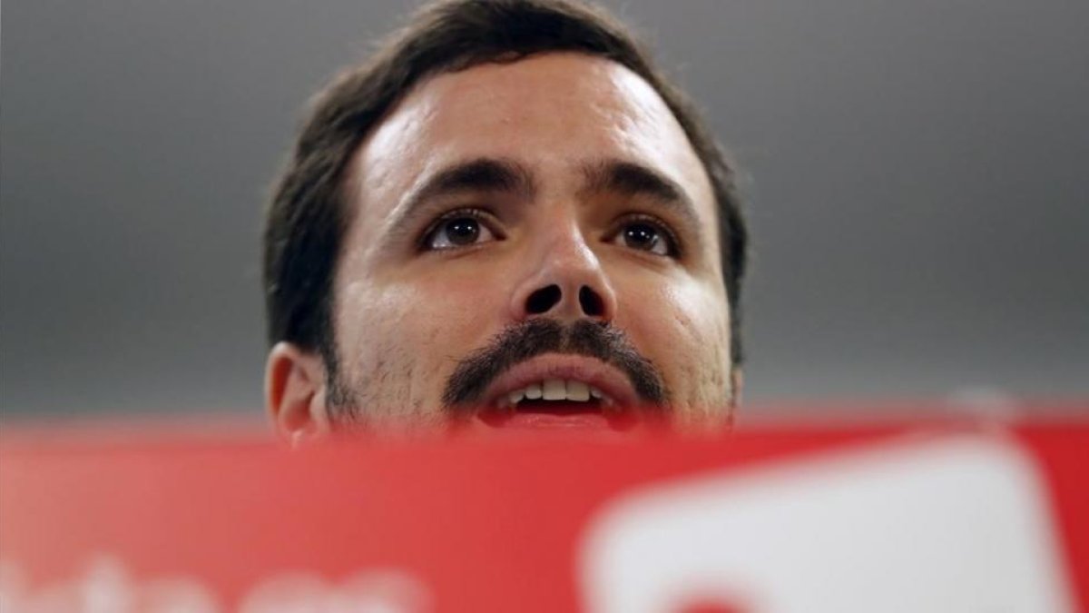 El coordinador federal de IU, Alberto Garzón.-EL PERIODICO (EFE / ÁNGEL DÍAZ)