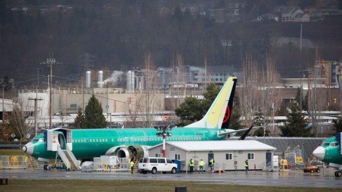 Un avión Boeing 737 MAX.-AFP