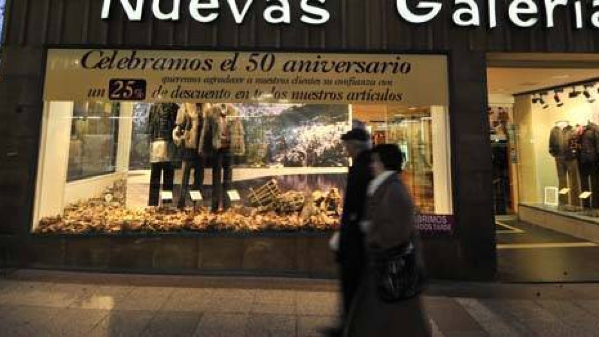 Tienda de Nuevas Galerías, una de las que tiene descuentos. / V.G.-