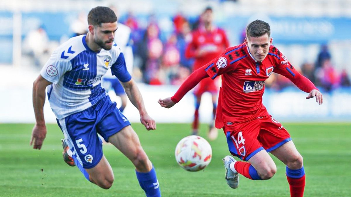 Con el gol de Iñigo Muñoz, el Numancia se trajo los tres puntos de Sabadell. AREA 11