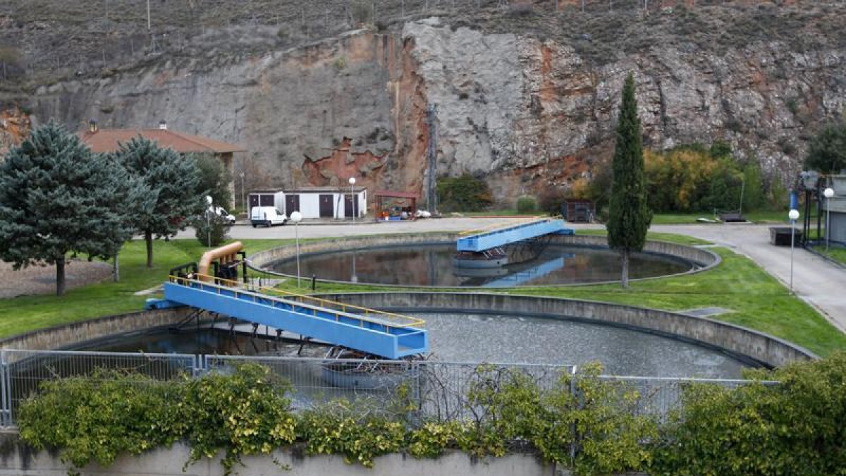 Actual depuradora de aguas residuales de la capital.