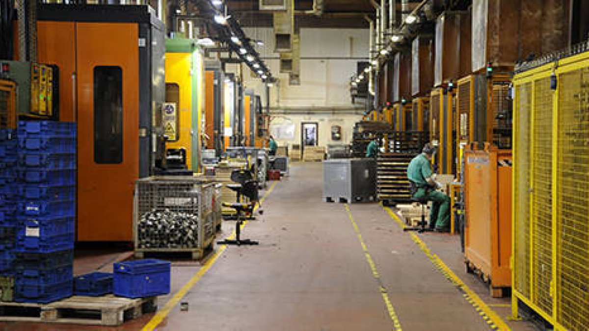 Instalaciones de la fábrica de Anvis en la capital soriana./ U. S. -