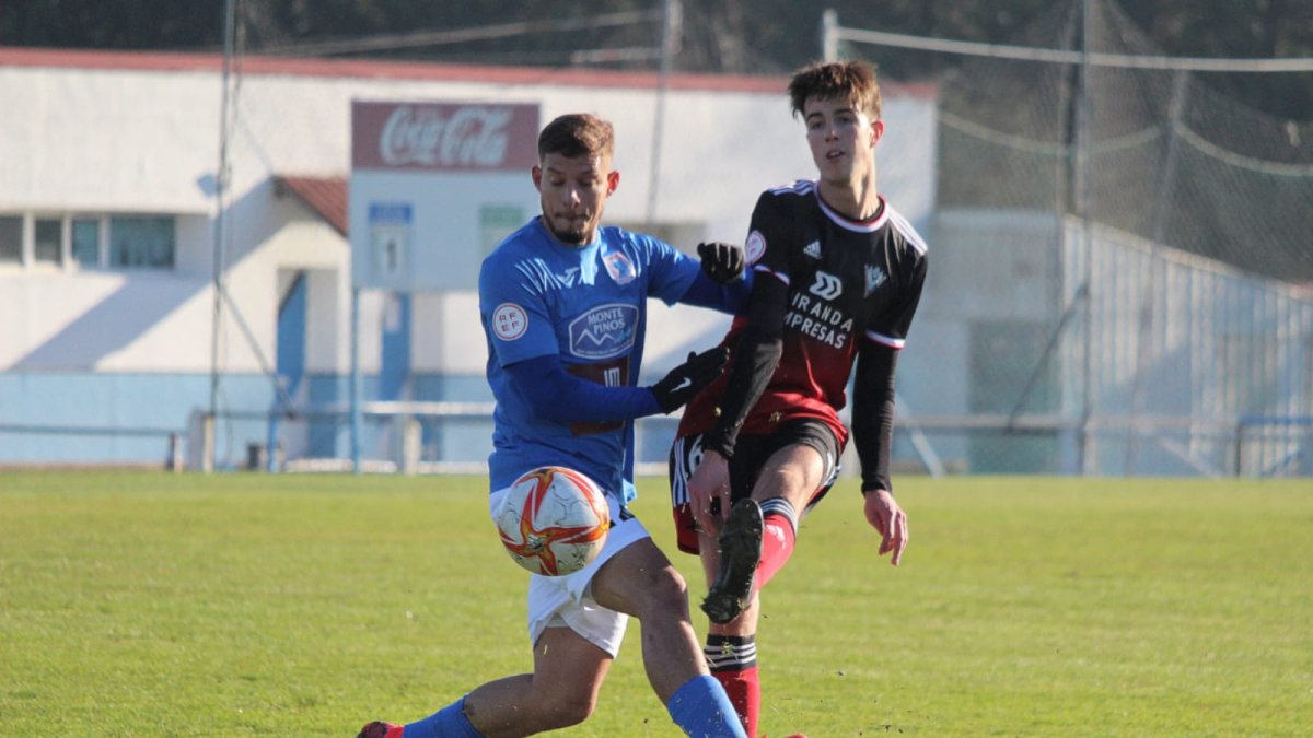 La Sociedad Deportiva Almazán cayó derrotada en su visita a tierras burgalesas. TWITTER CD MIRANDÉS