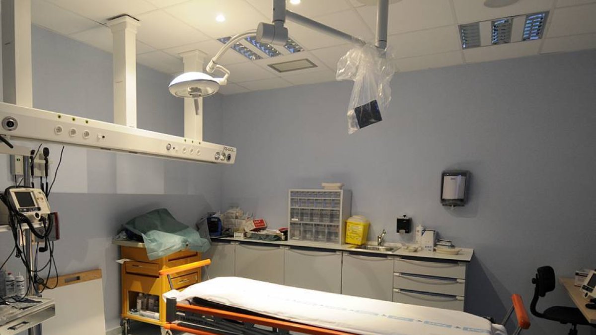 Instalaciones de quirófano del complejo hospitalario de Soria, donde se registran principalmente ictus e infartos de miocardio.-VALENTÍN GUISANDE