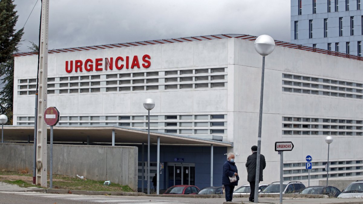 Imagen del Hospital Santa Bárbara por el área de Urgencias.-HDS