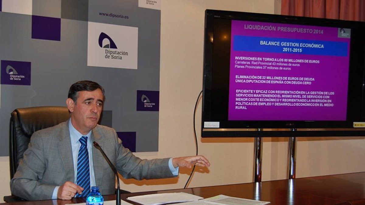 Pardo, en la presentación del balance presupuestario.-DIPUTACIÓN