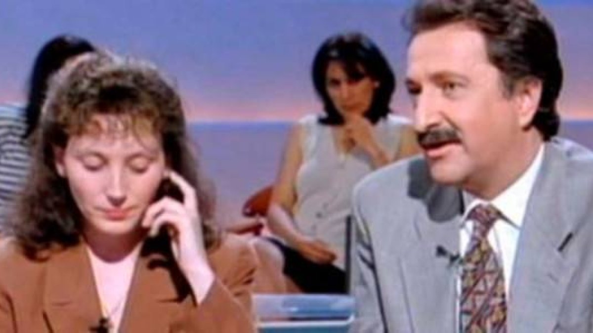 Yolanda Vega, con Paco Lobatón, en '¿Quién sabe dónde?'-Foto: RTVE