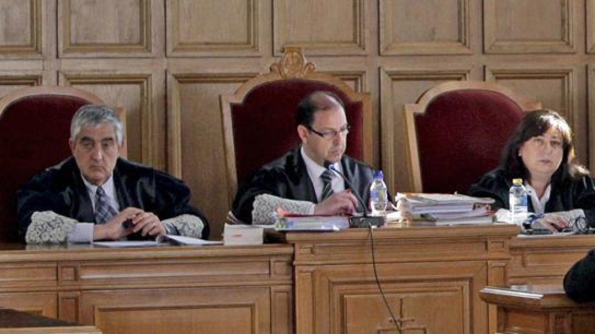 Los magistrados de la Audiencia Provincial de Soria.-LUIS ÁNGEL TEJEDOR