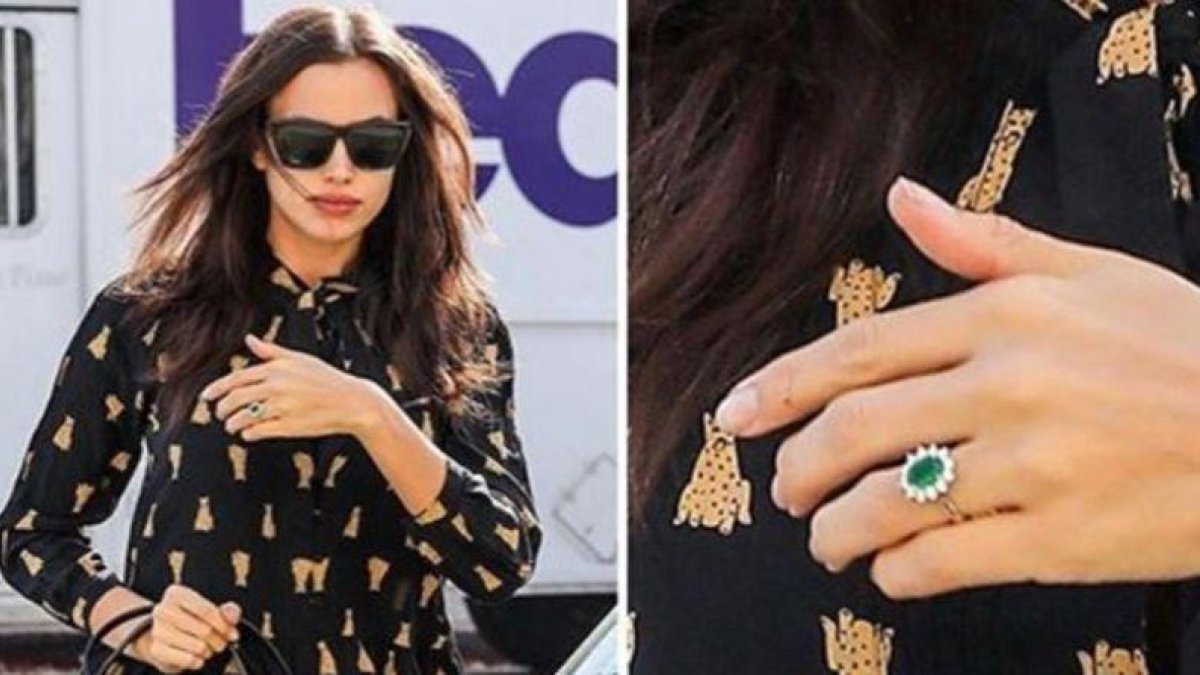 La imagen de Irina y su anillo, recogida por el portal 'TMZ'.-INSTAGRAM