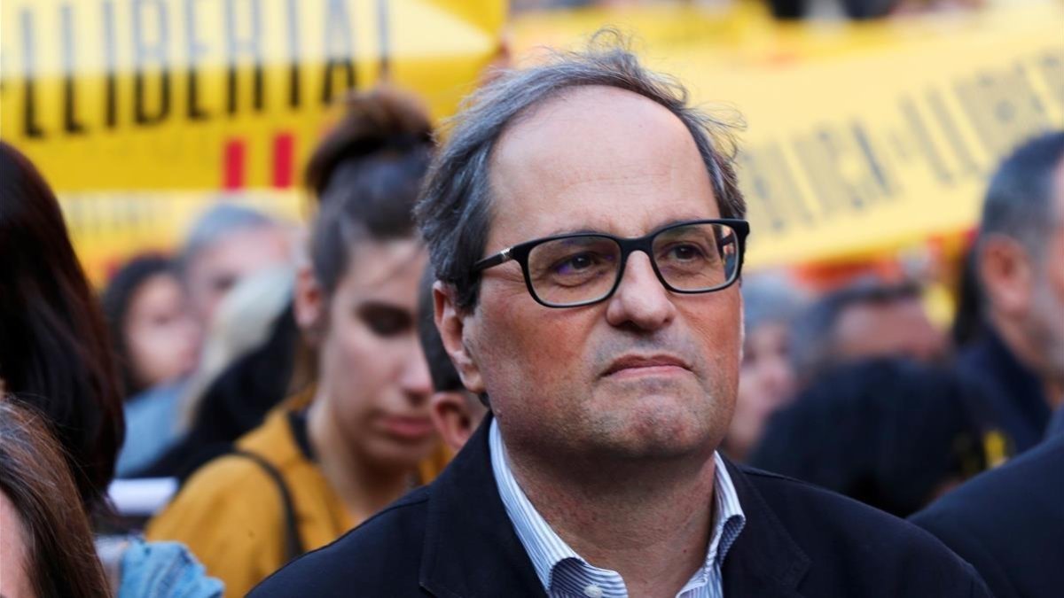 El presidente de la Generalitat, Quim Torra.-EFE