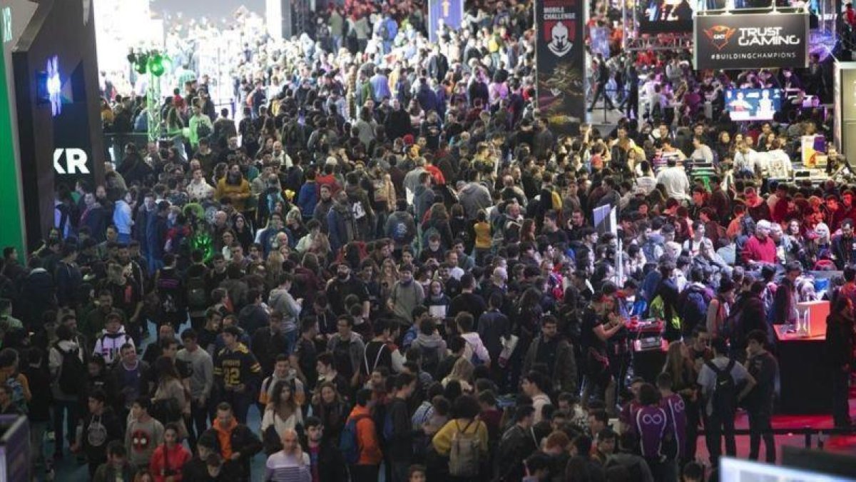 La feria Barcelona Games World 2018.-EL PERIÓDICO