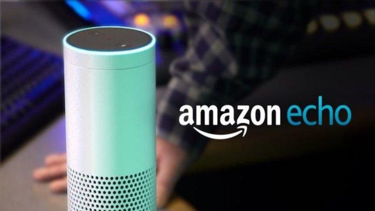 El dispositivo de audio Amazon Echo.-