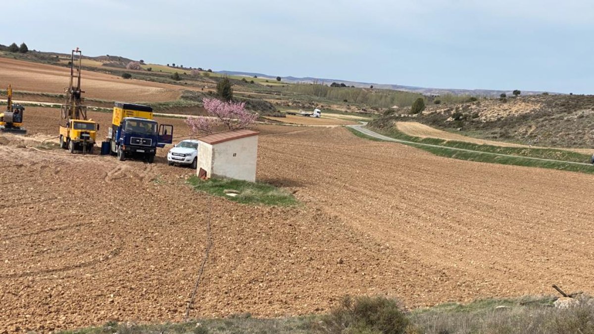 Nuevo pozo de Vildé donde se ha procedido a analizar el agua.- HDS