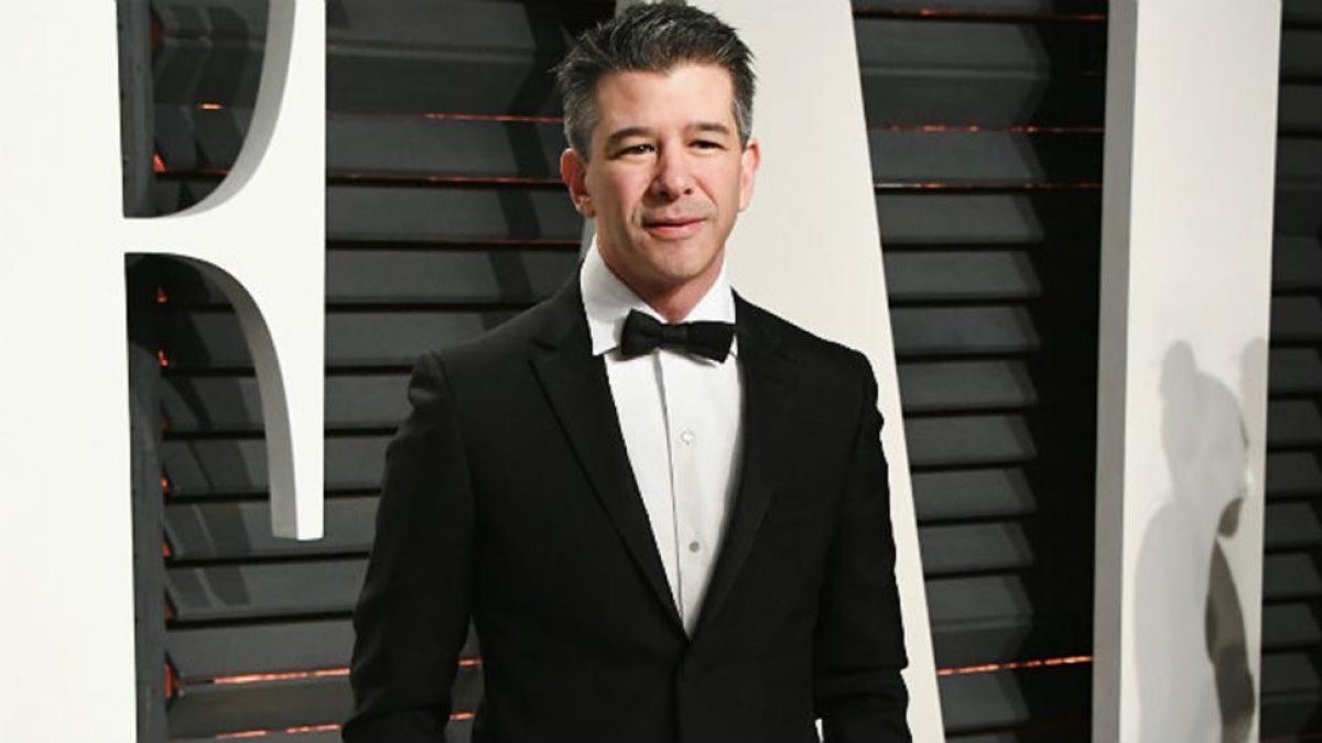 Travis Kalanick, jefe fundador de Uber, el pasado lunes, en la fiesta de 'Vanity Fair', en Hollywood.-JON KOPALOFF