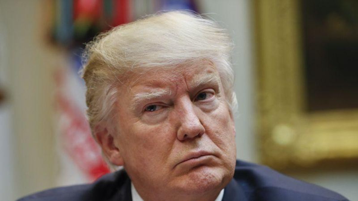 Donald Trump, durante una reunión sobre sanidad, la semana pasada en la Casa Blanca.-AP / PABLO MARTINEZ MONSIVAIS