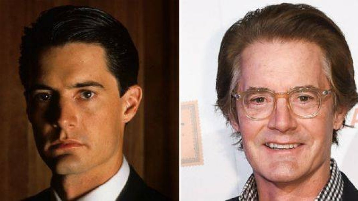 Kyle MacLachlan, ahora, y en los 90, cuando triunfó 'Twin Peaks'.-