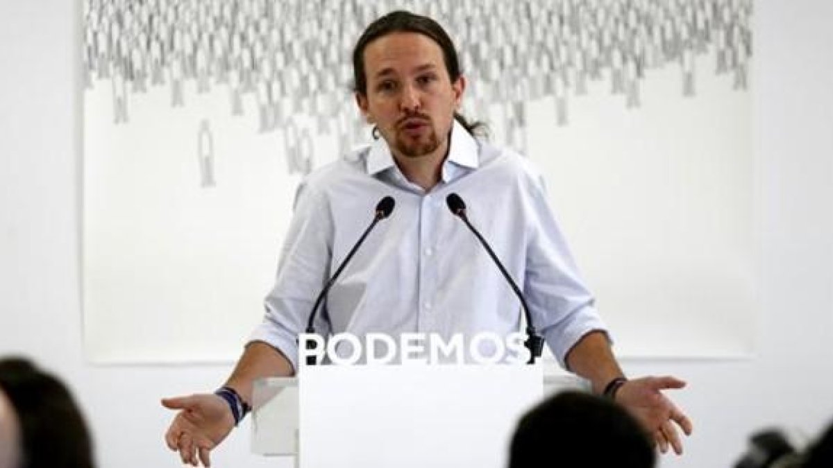 El candidato de Podemos a las generales, Pablo Iglesias, en una foto de archivo.-DAVID CASTRO