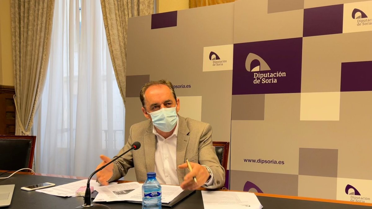 Benito Serrano, presidente de la Diputación de Soria. HDS