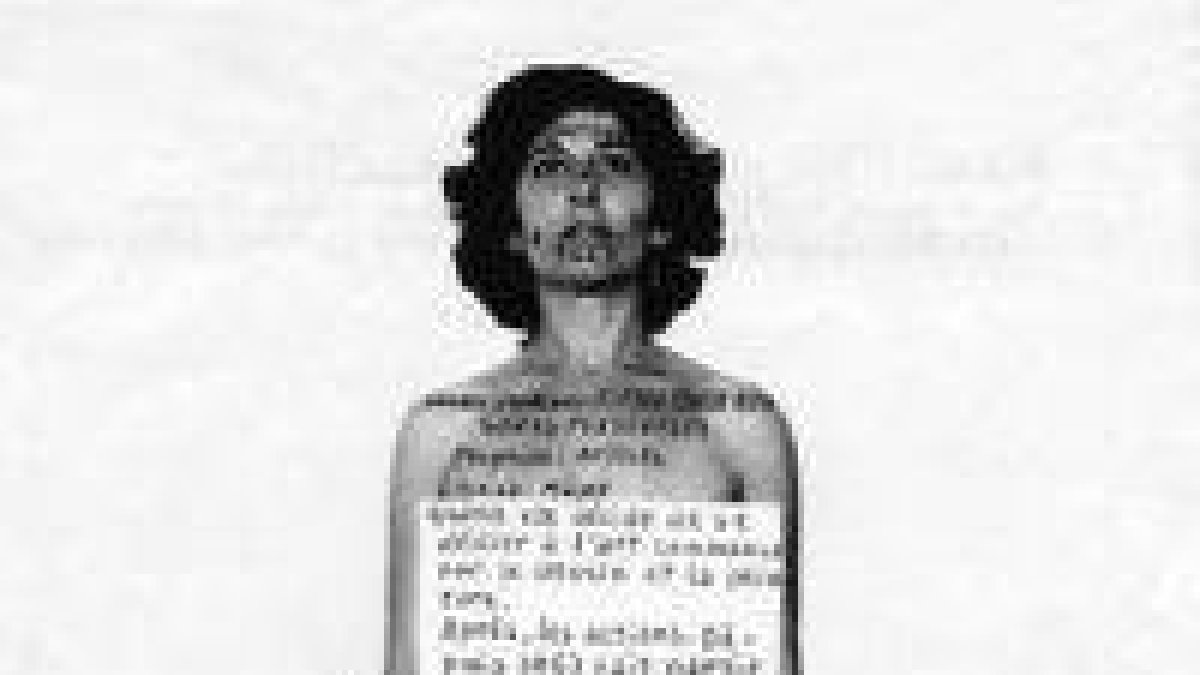 Autorretrato de Esther Ferrer.-Foto: EL PERIÓDICO