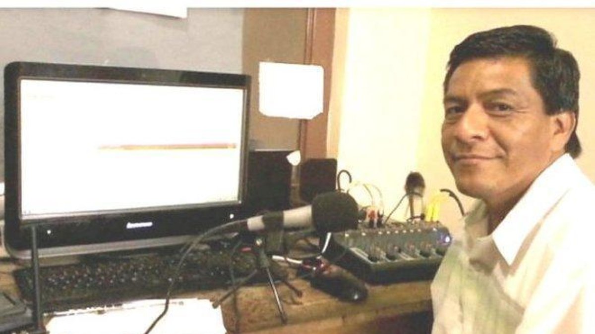 El periodista mexicano Telésforo Santiago.-