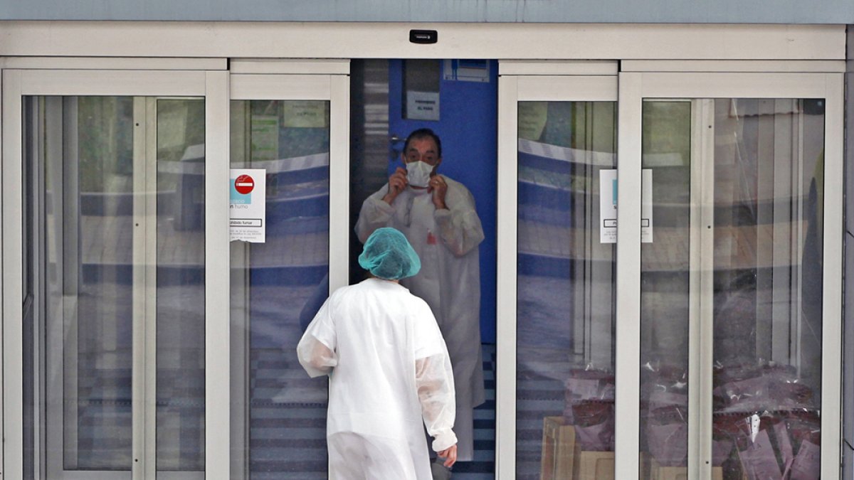 Personal sanitario del Hospital Santa Barbara - Mario Tejedor
