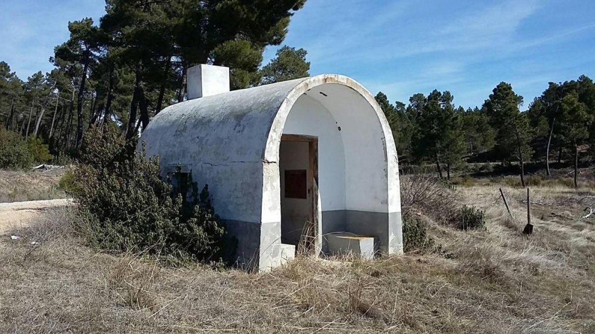 Caseta resinera en el monte-HDS