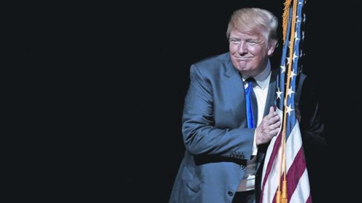 Donald Trump en una foto de archivo-