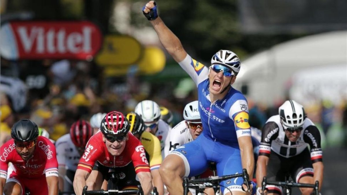 El alemán Marcel Kittel se impone en la sexta etapa del Tour.-AP