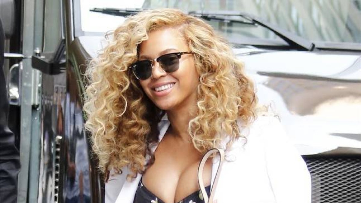 Beyoncé, en las calles de Nueva York, el pasado 27 de julio.-