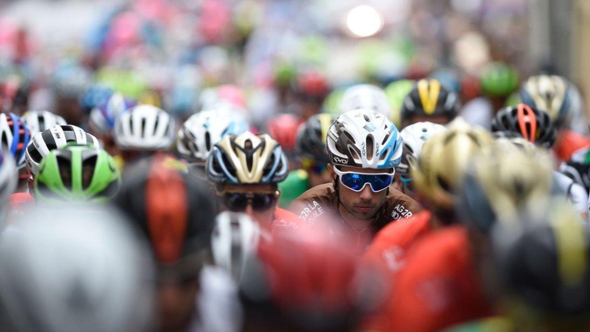 El pelotón de la Vuelta 2018-AFP
