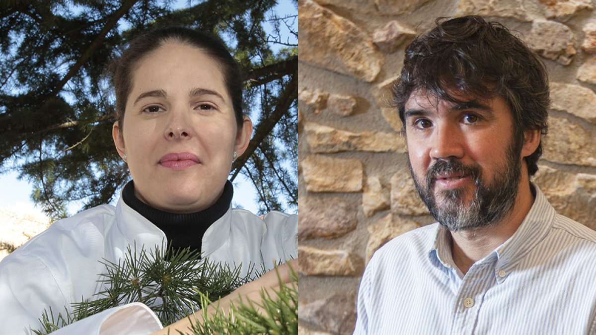 Elena Lucas y Oscar García. MARIO TEJEDOR