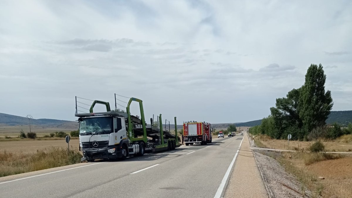 Lugar de los hechos en la Nacional 122.-HDS