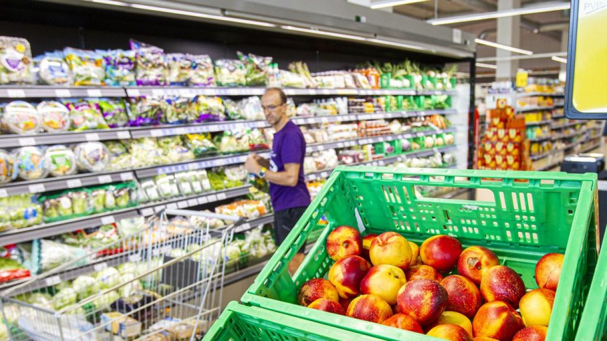 Apertura del Supermercado Lupa en Almazán en una imagen de archivo. MARIO TEJEDOR 