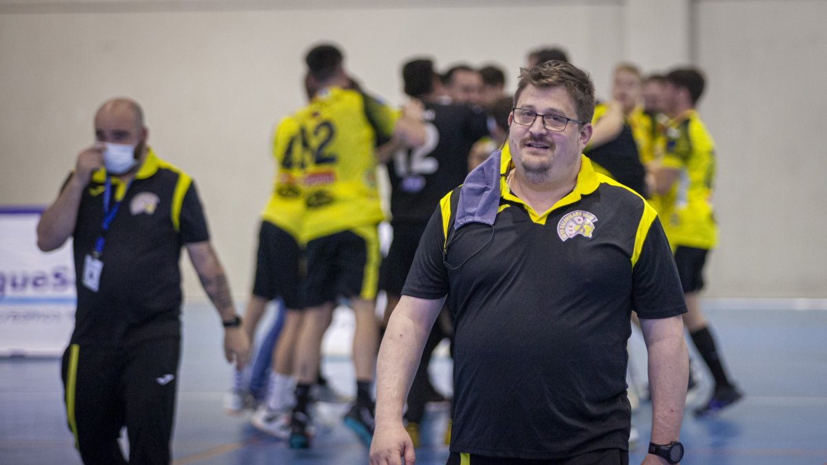 Jordi Lluelles, entrenador del BM Soria. HDS