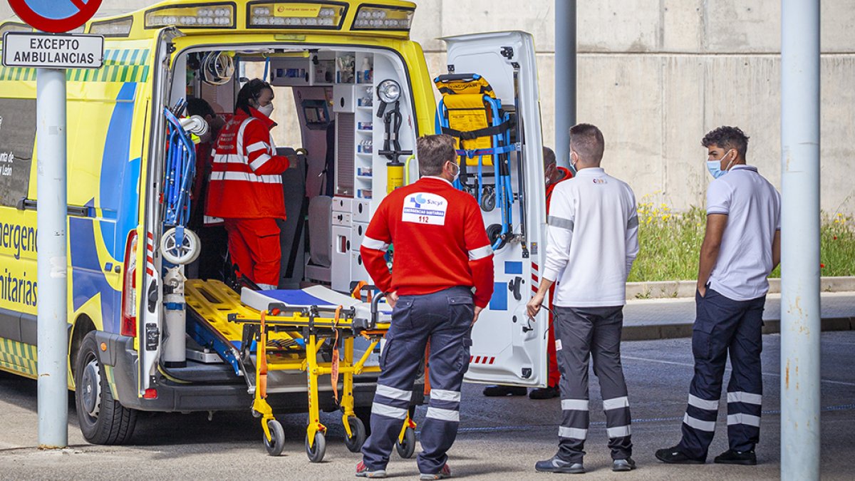 Los ingresos hospitalarios siguen creciendo. MARIO TEJEDOR