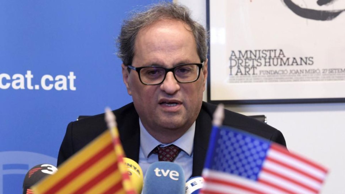 Torra acusa al embajador Morenés de pronunciar un discurso ofensivo y de llamarle mentiroso.-