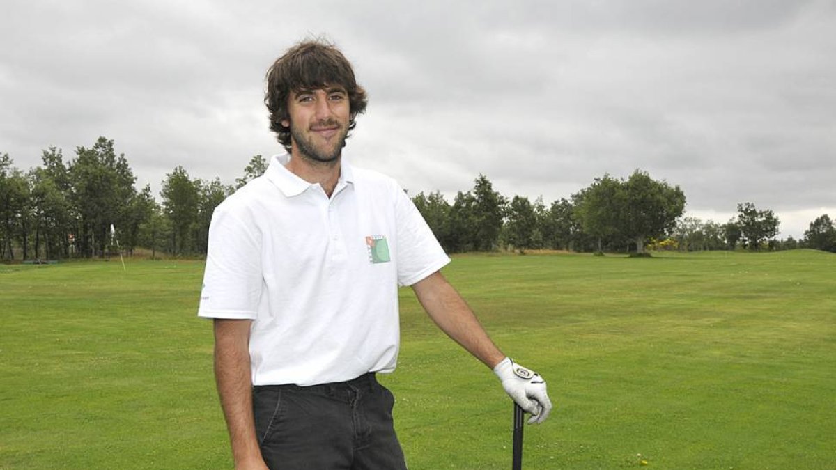El goflsta soriano Daniel Berná.-VALENTÍN GUISANDE