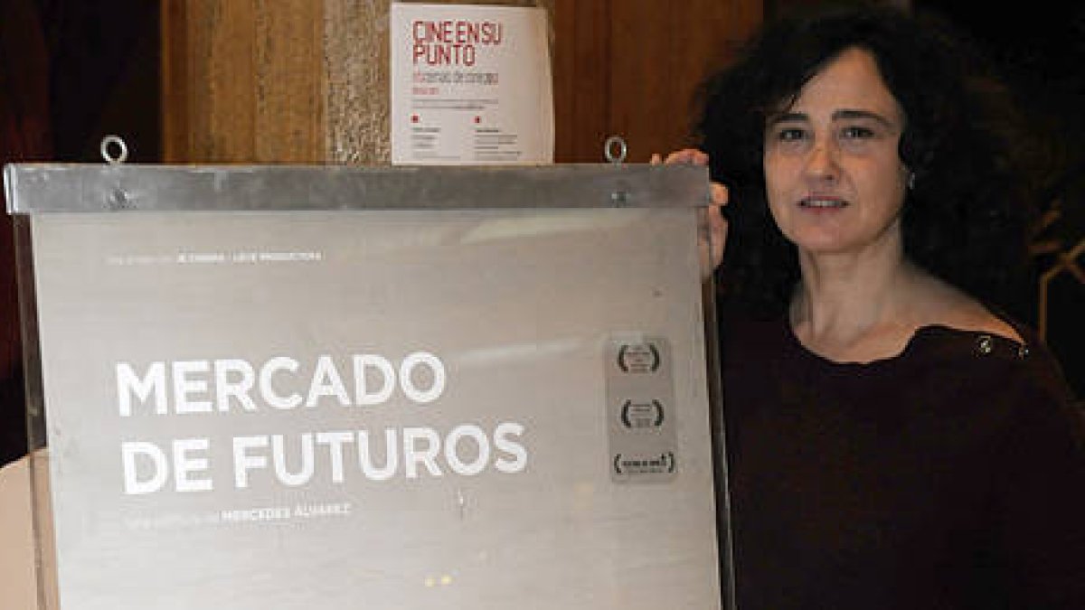 Álvarez poco antes de estrenar su última película en Soria. / VALENTÍN GUISANDE-