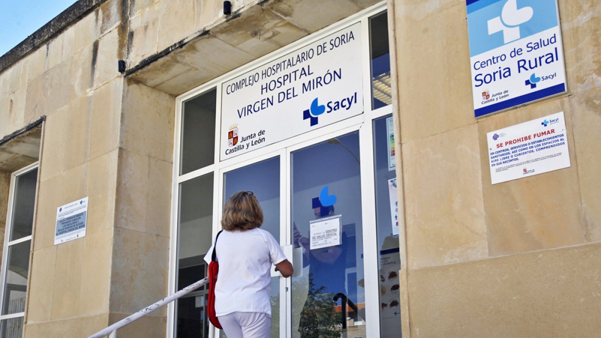 El Servicio de Psiquiatría se encuentra en el Hospital Virgen del Mirón. MARIO TEJEDOR