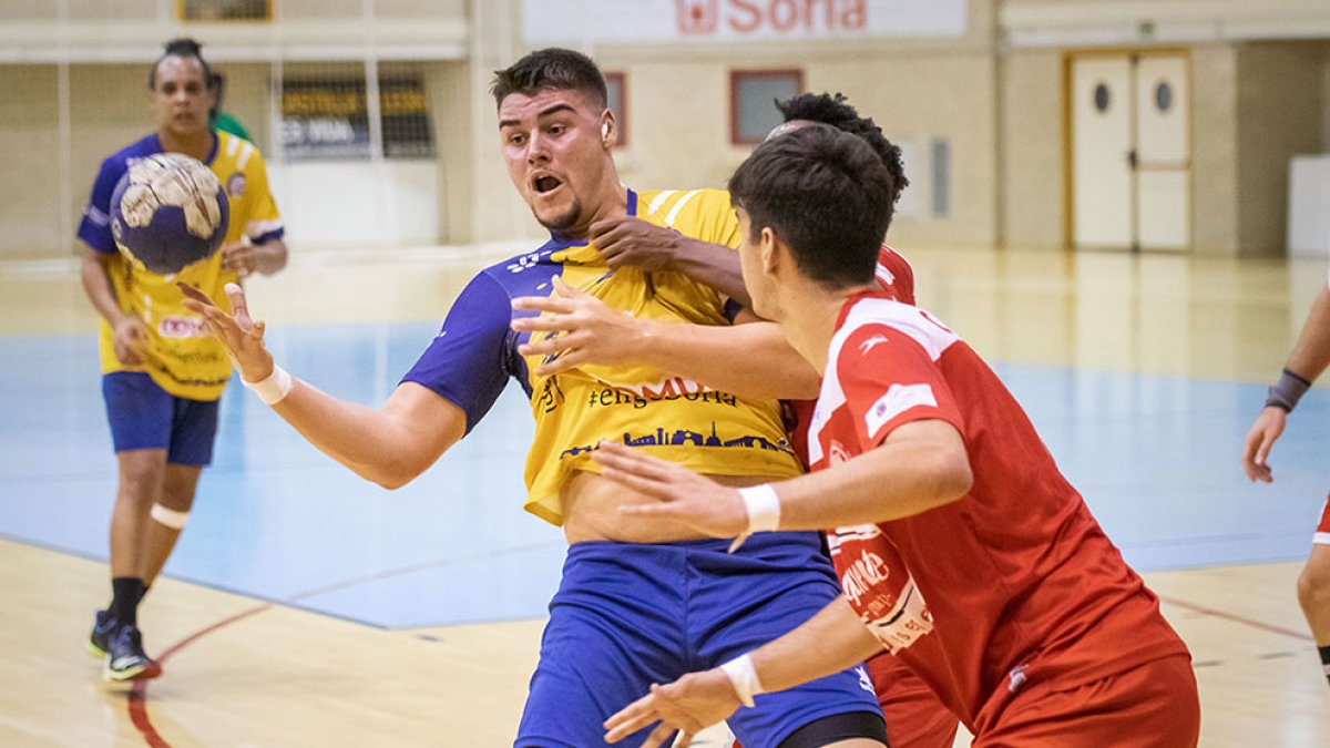 El BM Soria tuvo que jugar en Los Pajaritos el fin de semana pasado. GONZALO MONTESEGURO