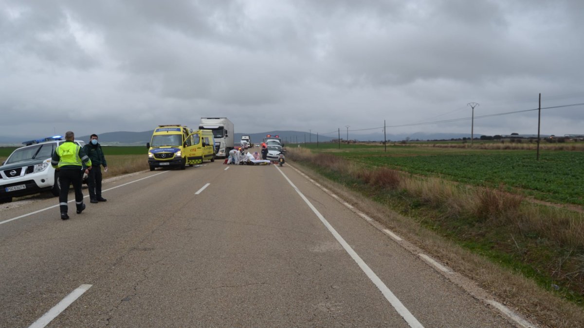 Accidente en Fuentestrún. HDS